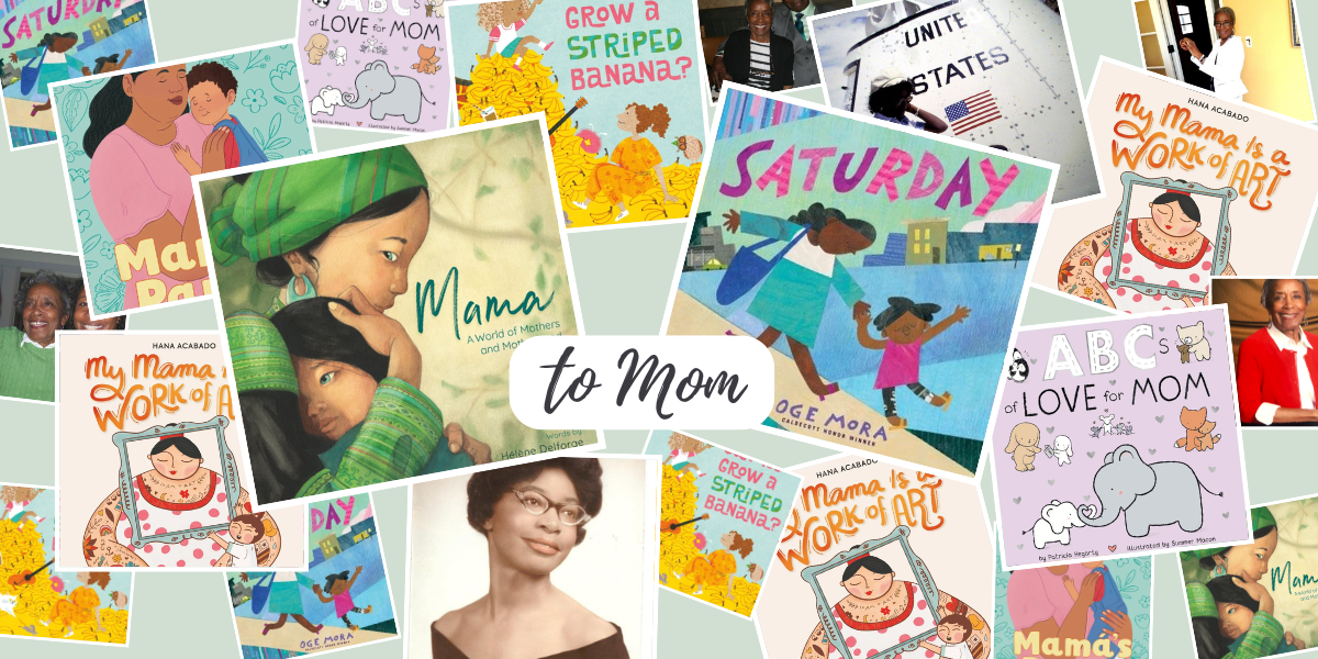 Best Mother's Day Picture Books for Kids — a collage of book covers celebrating moms